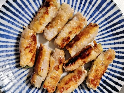 【簡単☆ご飯が進む！】ぬか漬けキュウリの肉巻き